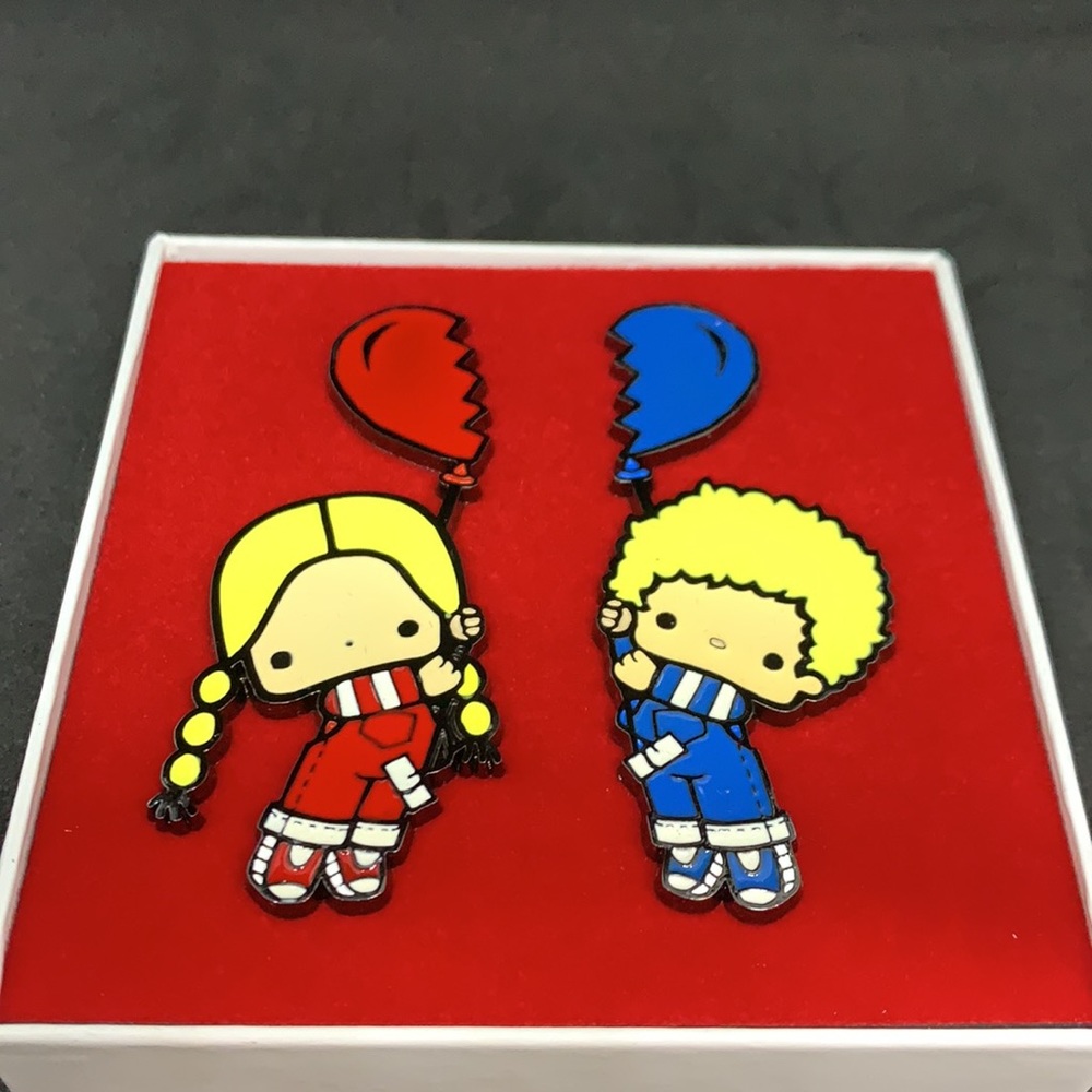 NWT - Cute Sanrio Lootcrate Patty & Jimmy Enamel Pin Set